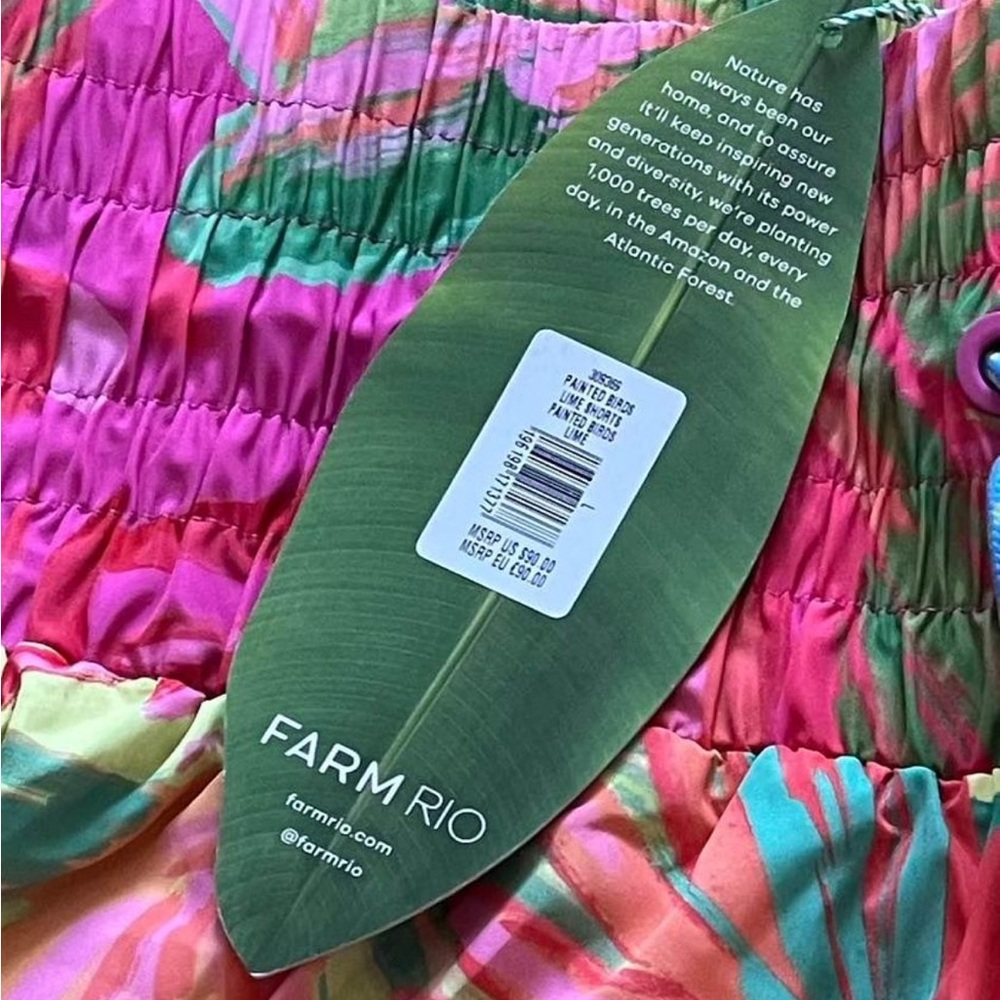 NWT Farm Rio shorts large - Picture 3 of 3